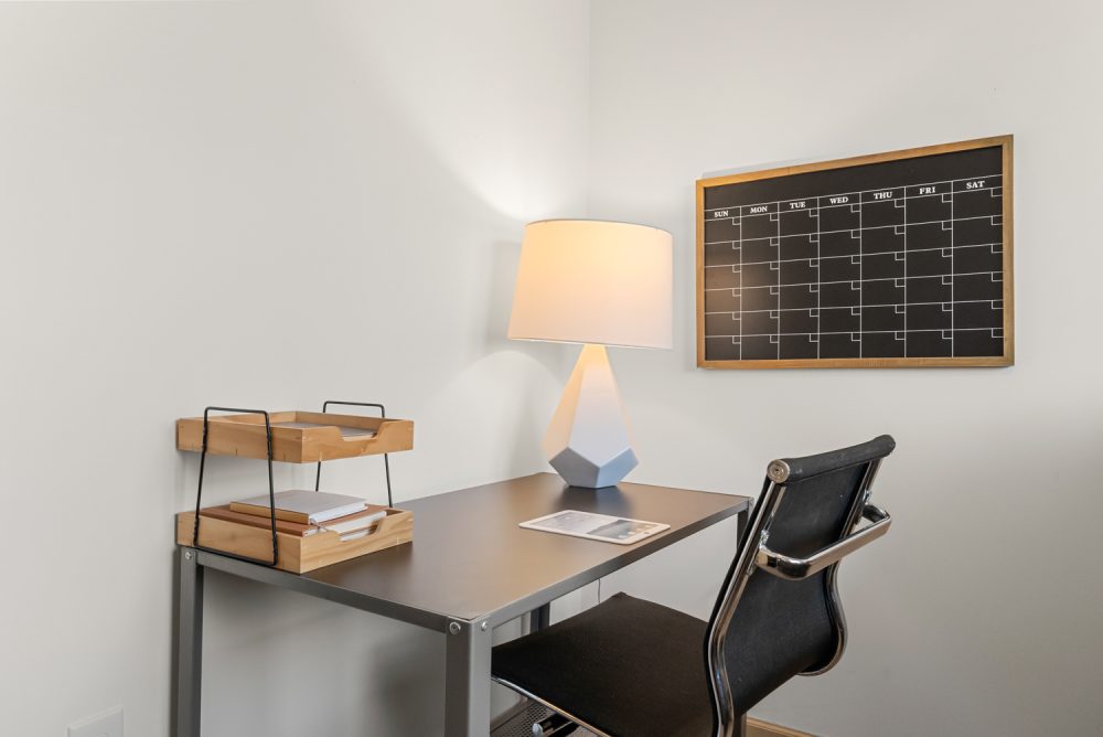 signature 1505 apartments near nc state university bedroom desk and chair