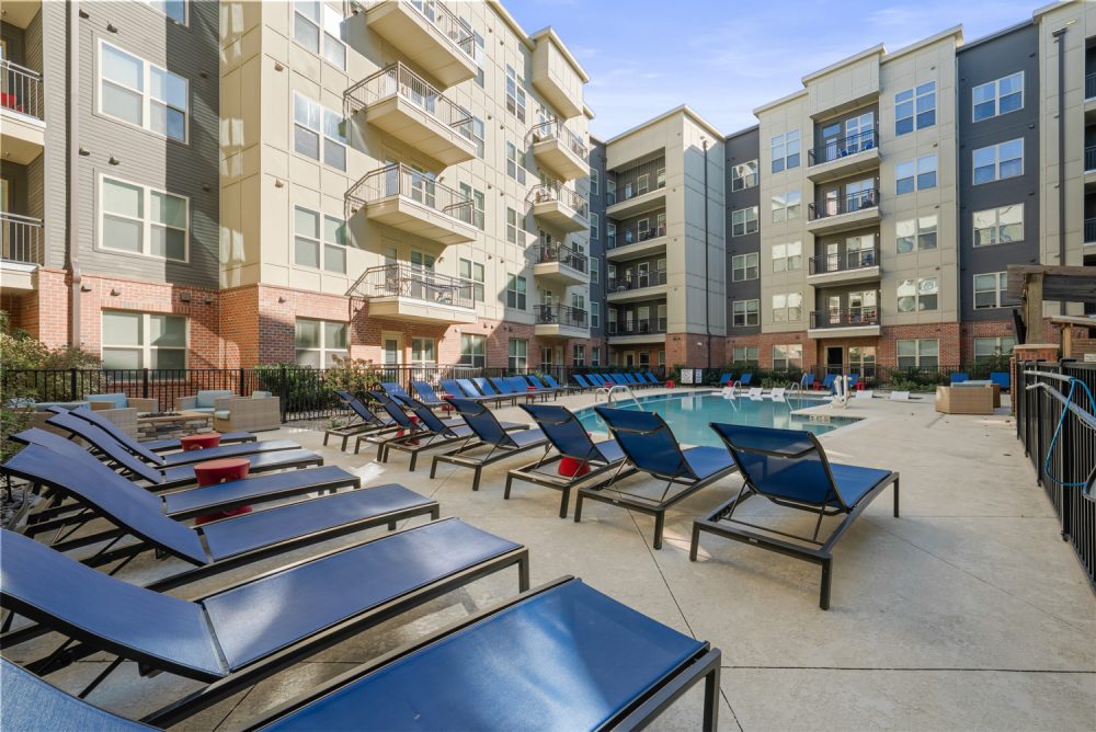 signature 1505 apartments near nc state university pool lounge chairs