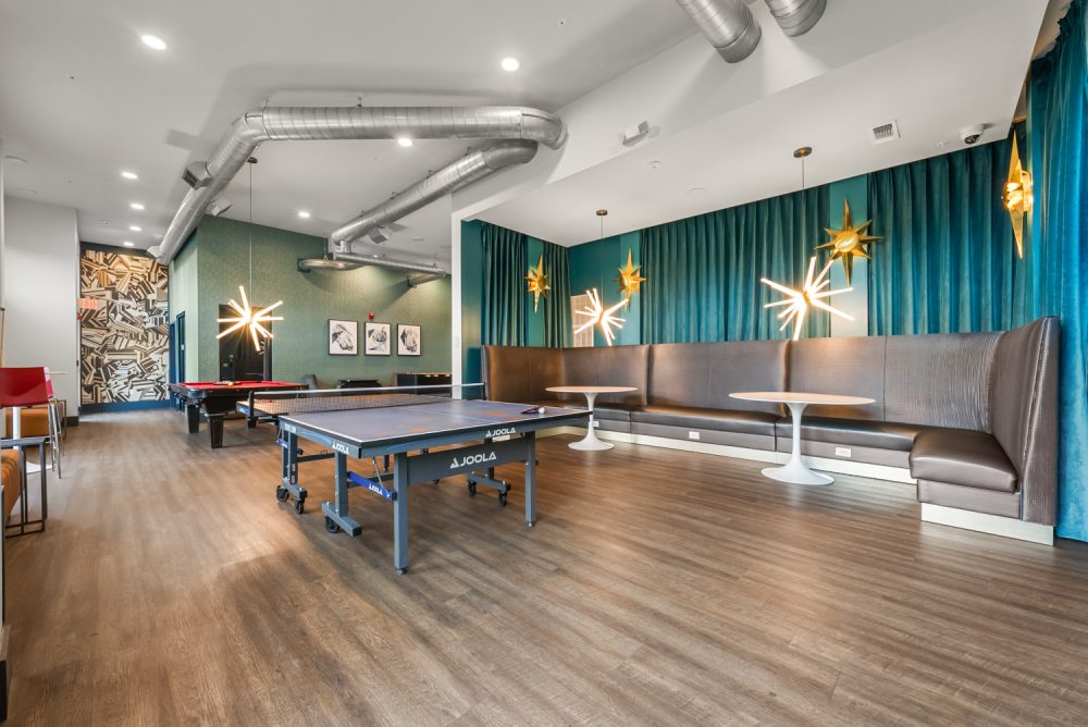 signature 1505 apartments near nc state university resident clubhouse game room